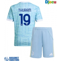 Juventus Khephren Thuram #19 Gostujuci Dres za djecu 2025-26 Kratak Rukav (+ Kratke hlače)